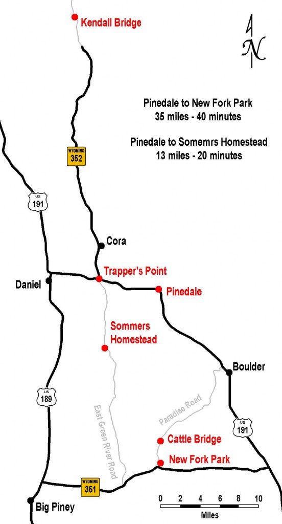 Map New Fork & Green River Drift dedication Museum of the Mountain Man