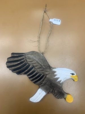 Wooden Ornament - Bald Eagle