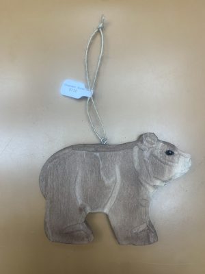 Wooden Ornament - Brown Bear