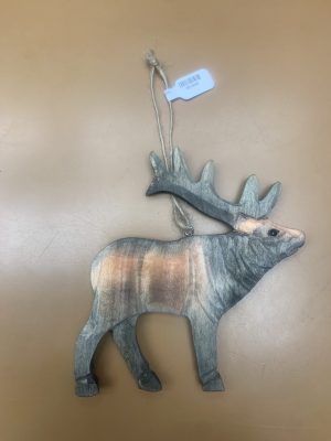 Wooden Ornament - Elk