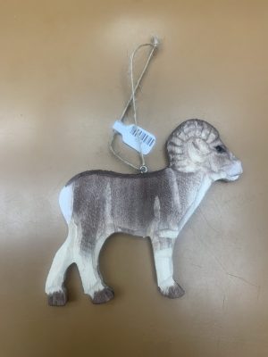 Wooden Ornament - Big Horn Sheep