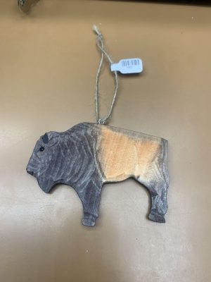 Ornament Bison - Wooden