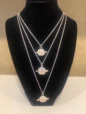 Museum of the Mountain Man Sterling Silver Necklaces with Museum Logo Pendants