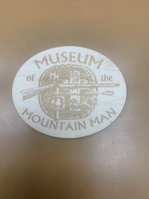 Museum of the Mountain Man Engraved Wooden Magnet