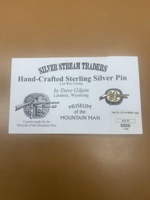 Museum of the Mountain Man Sterling Silver Logo Hat Pin