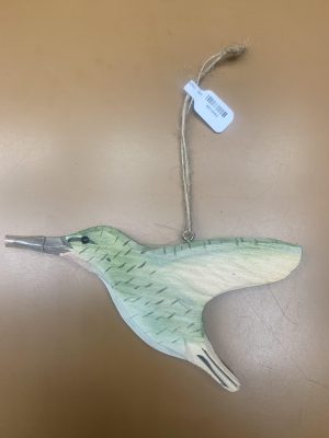 Wooden Ornament - Hummingbird
