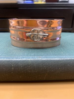 Copper Cuff with Museum Logo - Medium