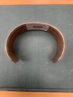 Copper Cuff with Museum Logo - Medium - Image 3